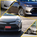 2 Fog Light Lamp Bumper Cover Bezel for Toyota Corolla (2017–2019) EOH
