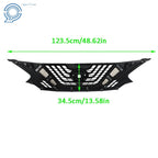 Front Bumper Grille for Nissan Murano (2015-2018) Chrome Black