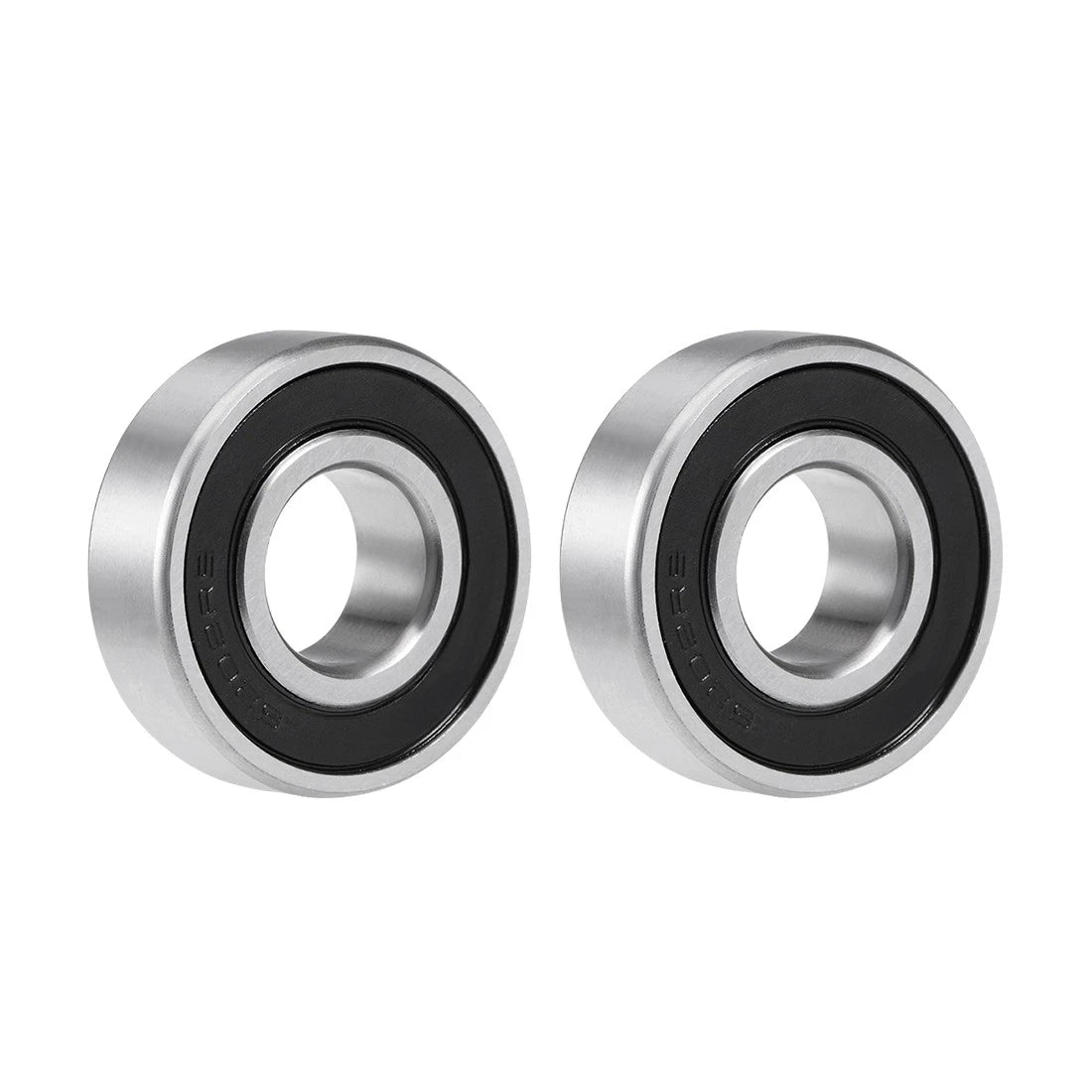 Set of 2 6202-2RS Deep Groove Ball Bearings 15x35x11mm Sealed Chrome Steel