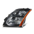 Left Driver Side Headlight Lamp for Nissan Sentra 2007–2009 (OEM) Black