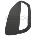 2pcs Leather Door Panel Insert Cards Cover for Ford Mustang (2005–2009) Black