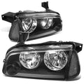 Headlight, Corner & LED Fog Light Set for Dodge Charger (2006–2010)