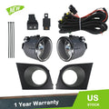 Pair Fog Light Assembly for Nissan Versa (2007–2011) Chrome Lens