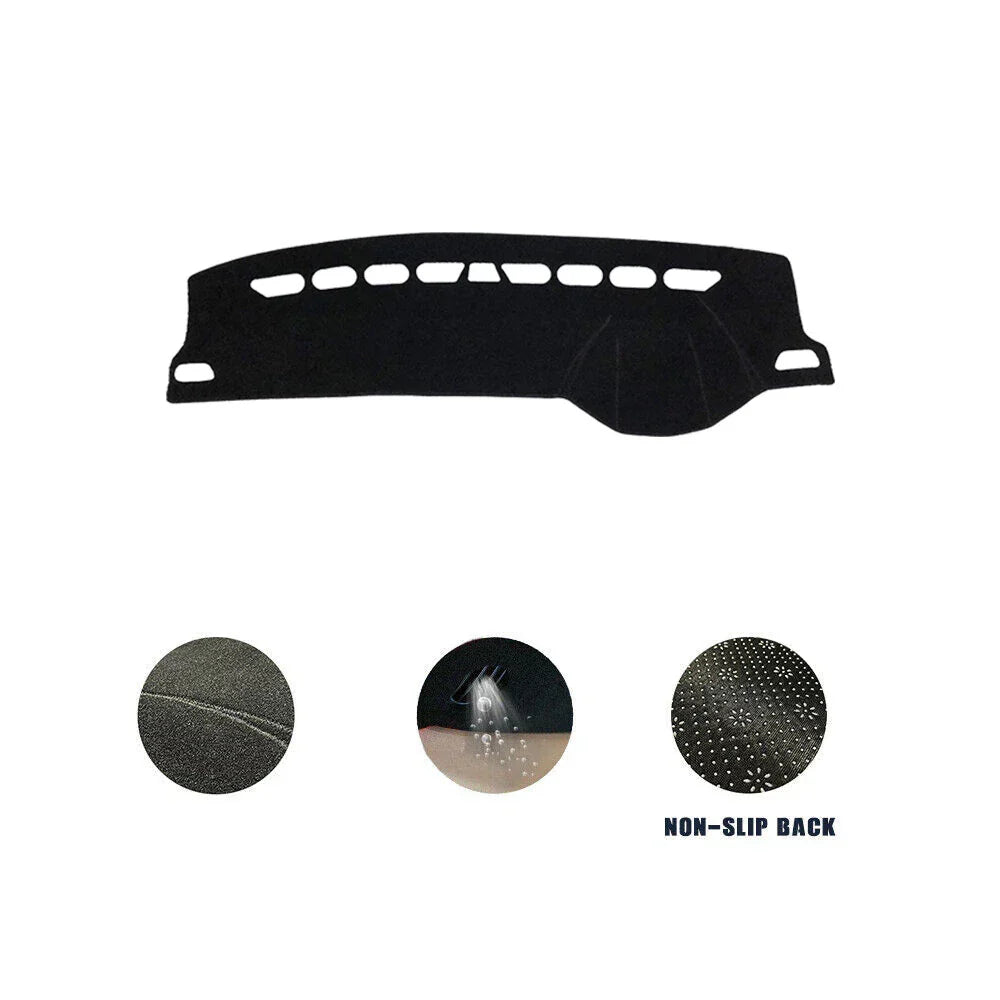 Non-Slip Dash Mat for SKODA OCTAVIA Mk3 2013-2020 Dashboard Cover Black