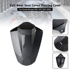 Tail Rear Seat Cover Fairing Cowl for Ducati Monster 950 937 (2021–2024) Carbon