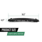 Rear Bumper Reinforcement Bar for Hyundai Sonata (2018–2019) Black