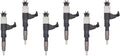 6X Fuel Injector 095000-6310 RE530362 for John Deere 4045T 6068T S350 160DLC