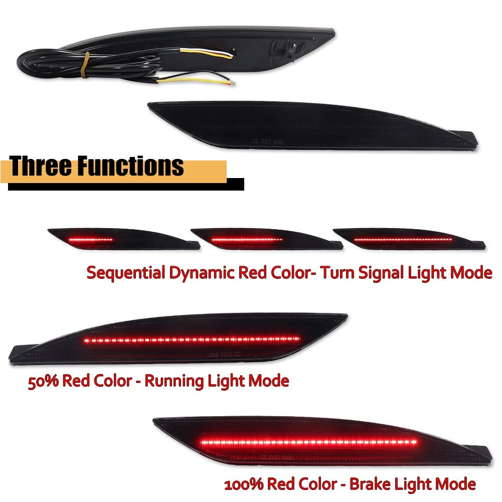 LED Rear Bumper Reflector for Hyundai Sonata (2011–2014)