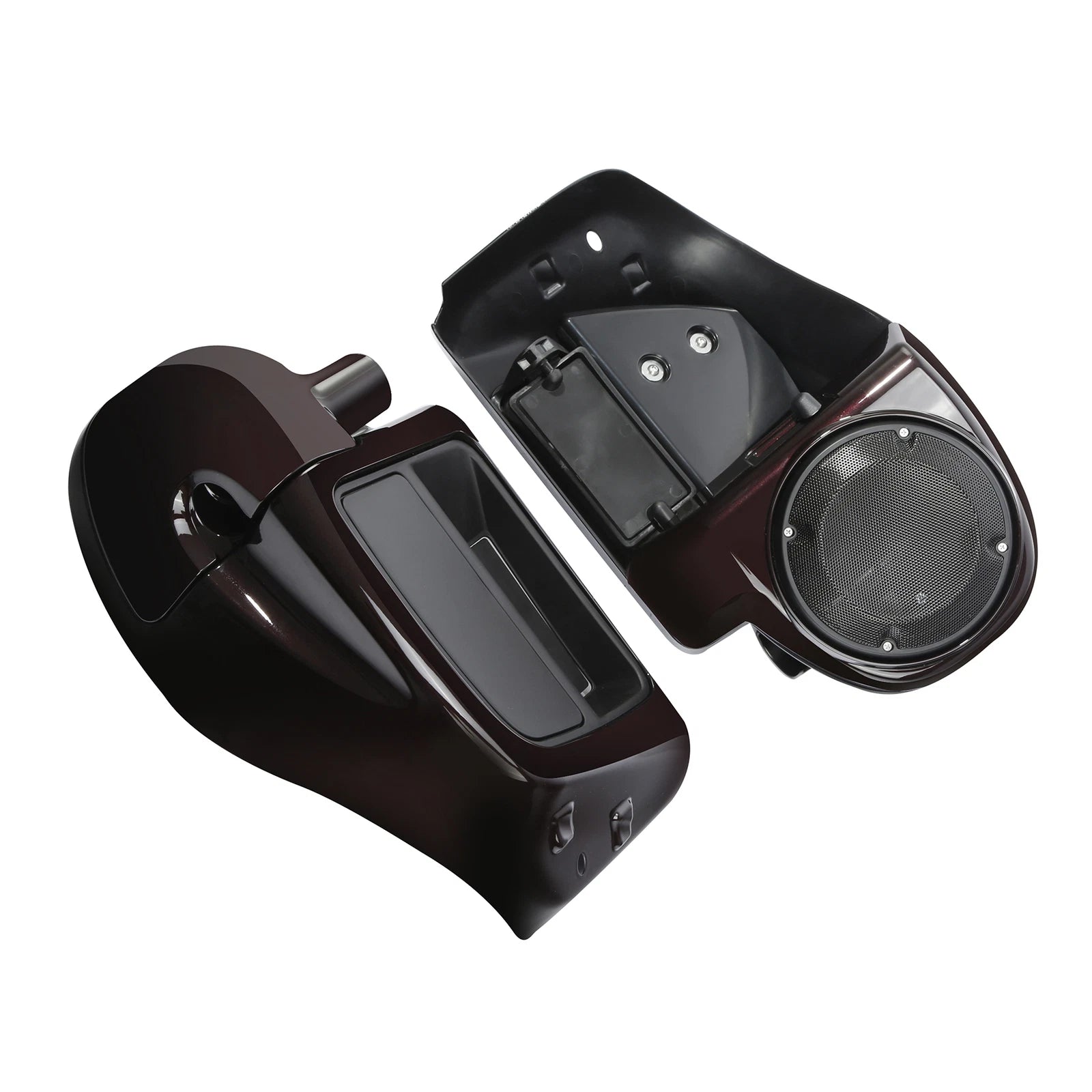 Lower Vented Fairings for Harley CVO Street Glide (2014–2024) 19" Black Forest