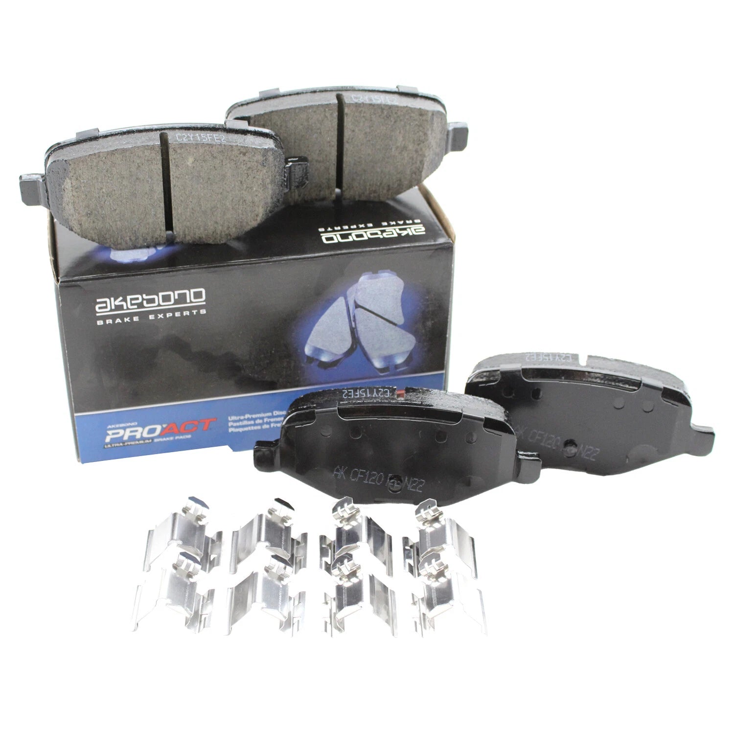 Akebono ProACT Ultra Premium Rear Ceramic Brake Pads for Ford Explorer (2011–2019)