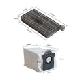 Set of 6 Dust Bags & 2 HEPA Filters for ECOVACS Yeedi