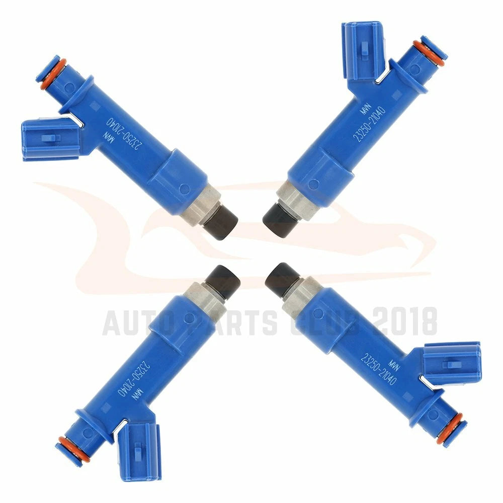 Set of 4 Fuel Injectors for Toyota Yaris 1.5L (2006–2011)