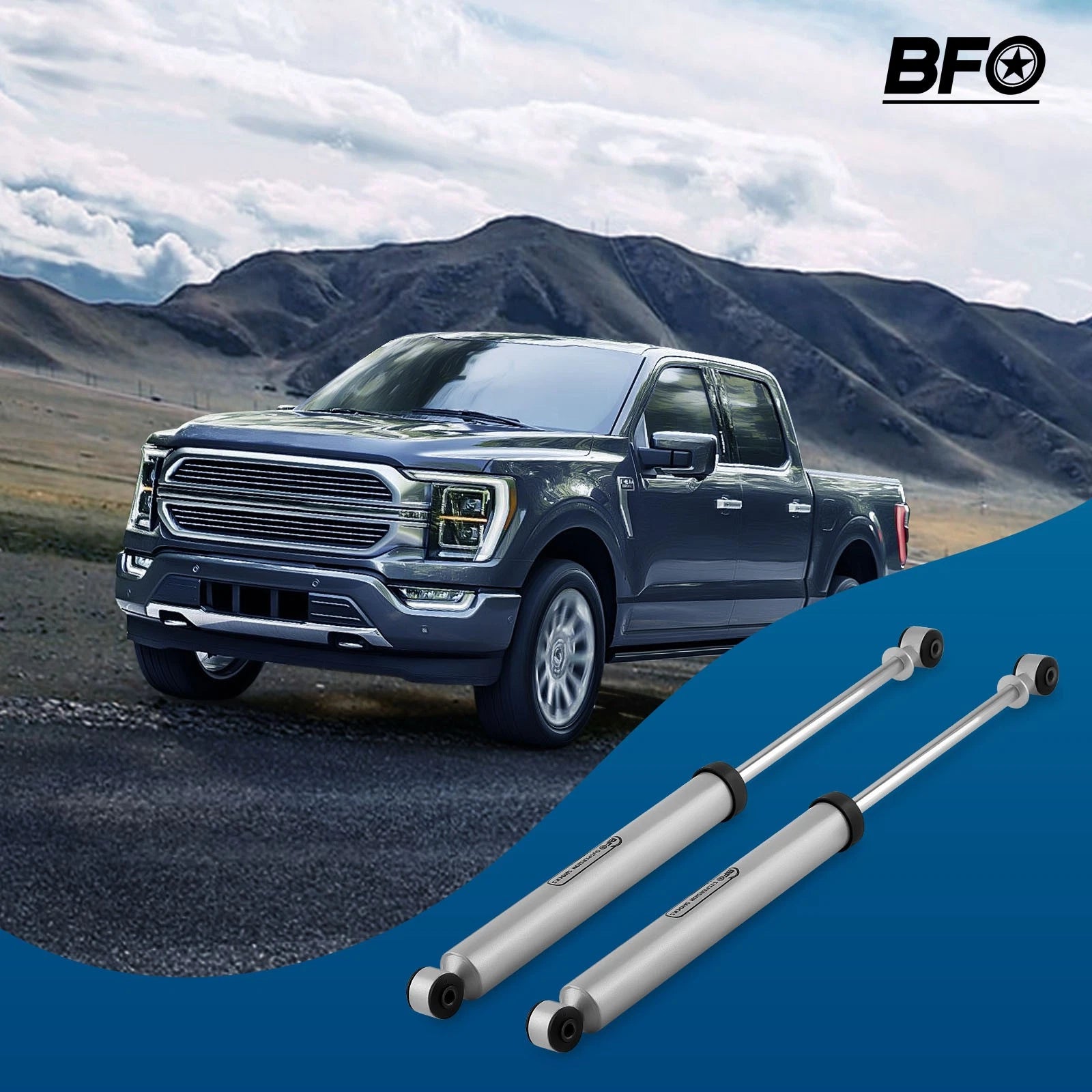 2" Suspension Lift Kit for Ford F-150 2WD 4WD (2009–2020) with Shock Absorbers
