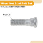 M12x1.25 Wheel Lug Stud Set of 5 for Subaru BRZ (2013–2025)