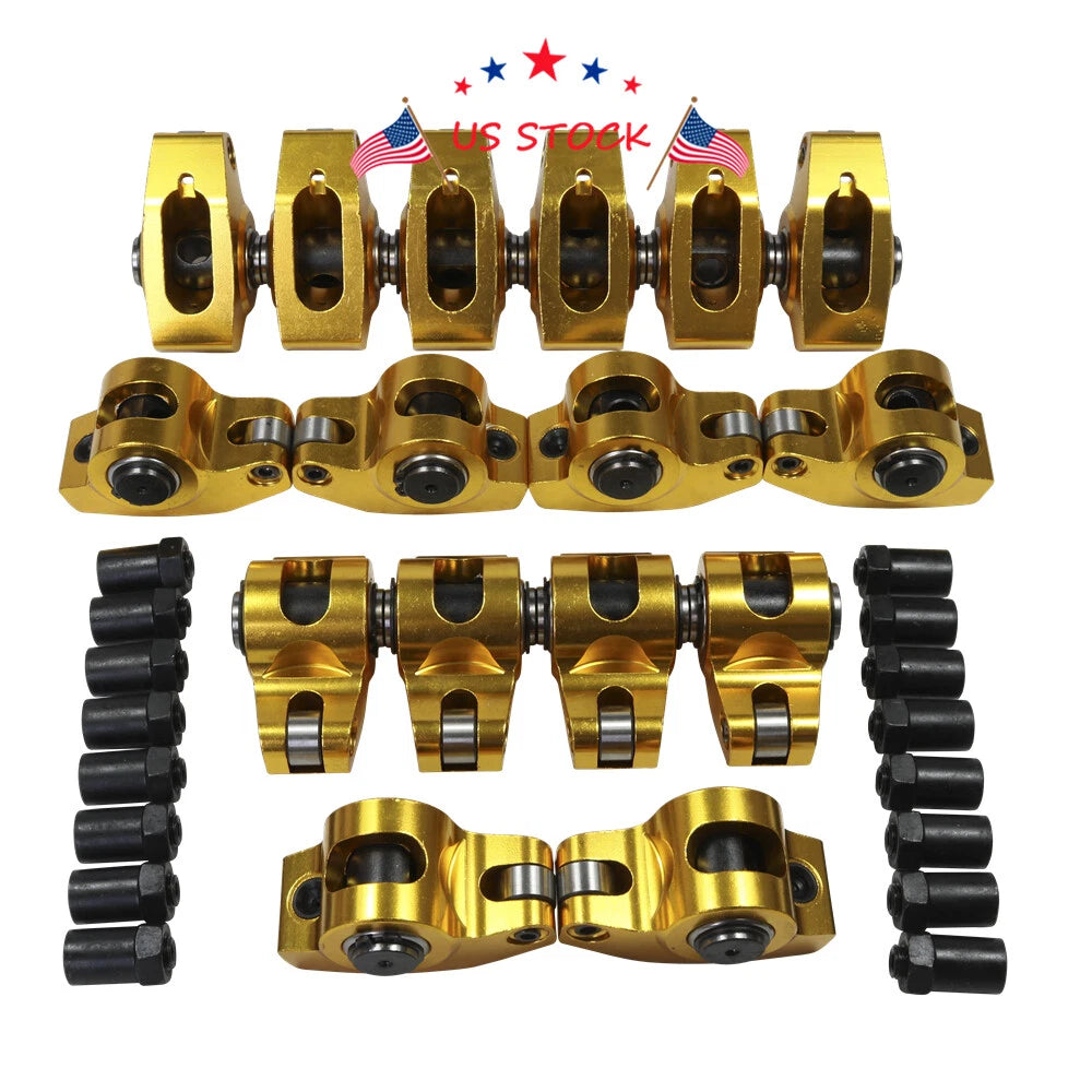 Set of 16 Roller Rocker Arms for Ford SB 289 302 351 (1962–1997)
