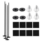 Set of 4 Radiator Cooling Fan Mounting Tie Strap Kits for