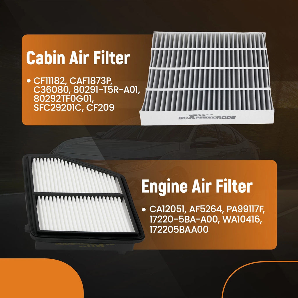 Engine Cabin Air Filter for Honda Civic and HR-V (2016–2026)