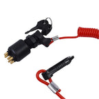 Ignition Switch & Lanyard for OMC Johnson Outboard Motor (Year Range)