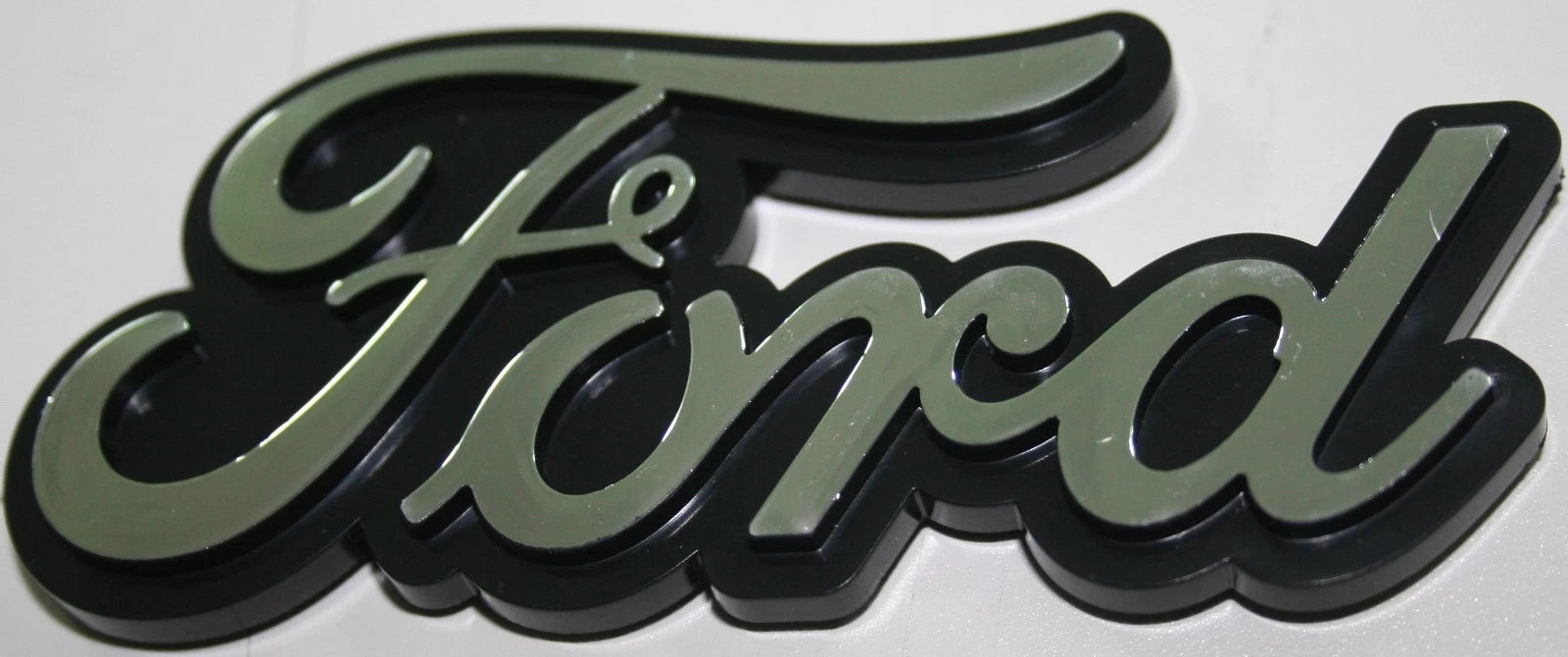 Chrome Powerstroke Emblem Tag for Ford Truck 4x4 (3M Adhesive)