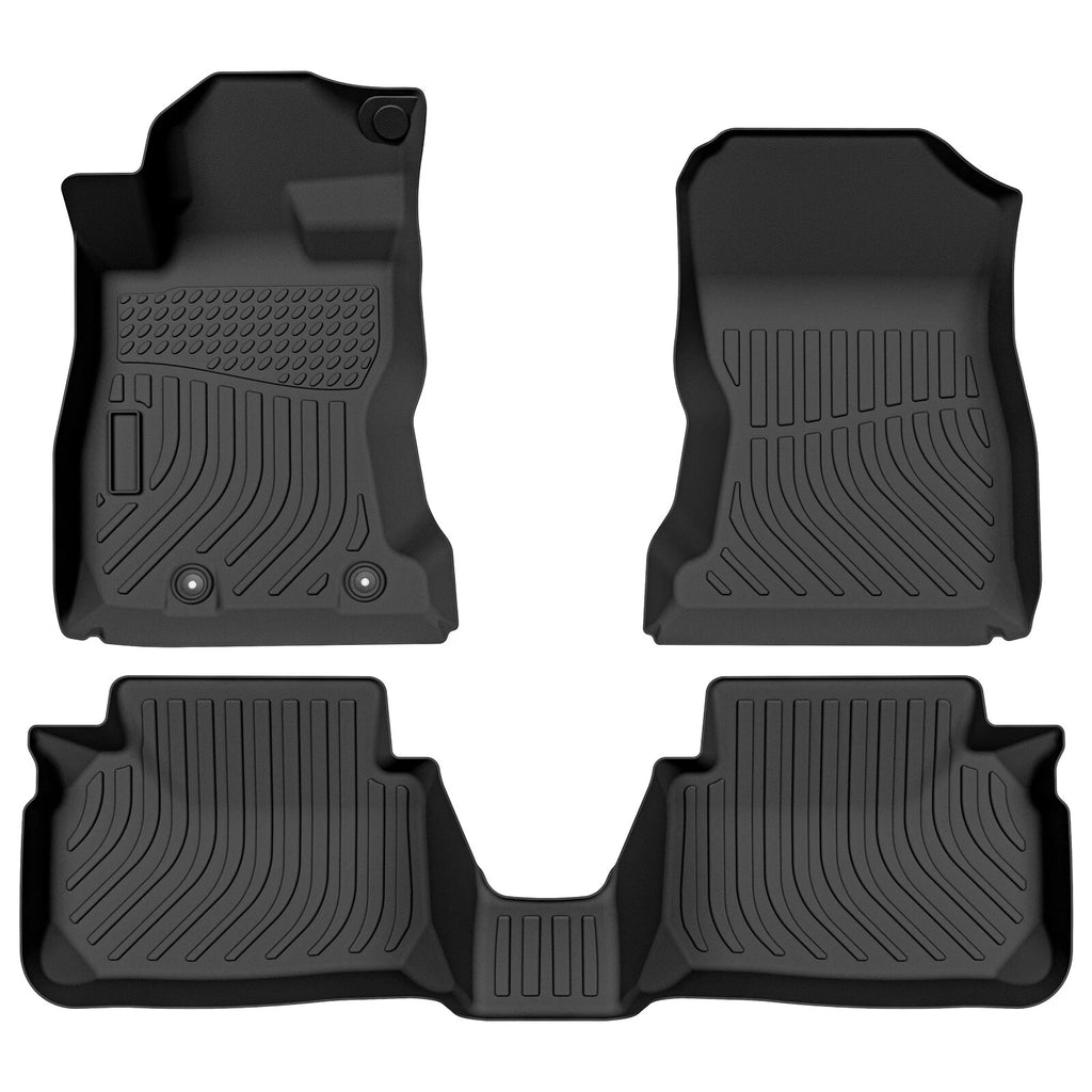 Set of 2 All Weather Floor Mats for Subaru WRX (2022–2025) TPE Rubber
