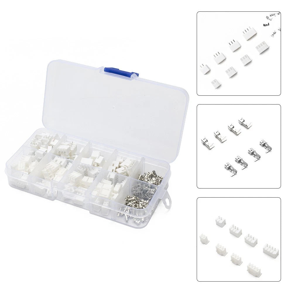 2X Connector Shell Terminal Male Female PCB Wire 2 Pin/3 Pin/4 Pin