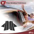Set of 8 Door Pillar Window Trim for Mazda 3 Hatchback 