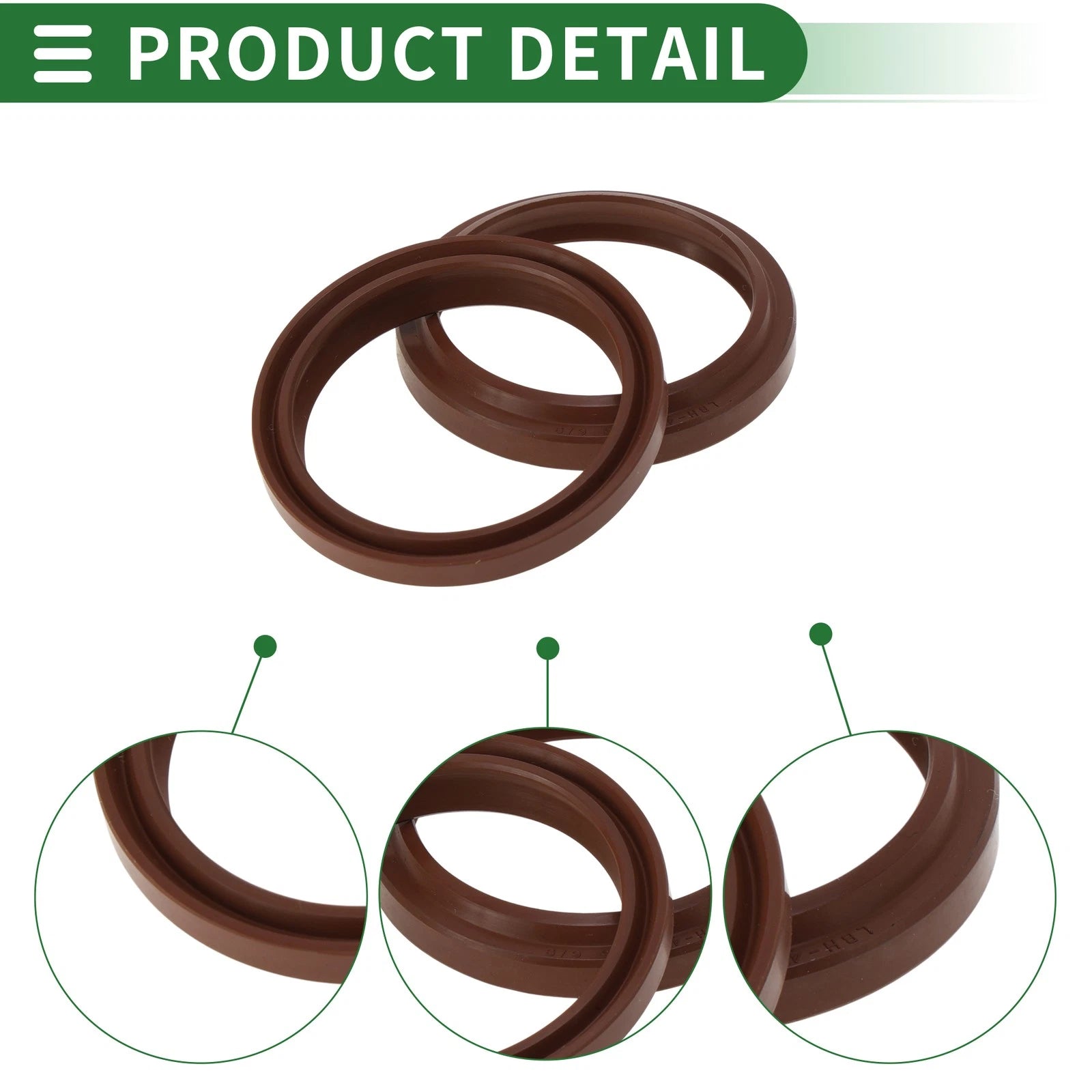 Set of 5 Oil Seal Rotary Shaft Seal FKM Rubber 45x55x6mm