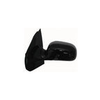 Replacement Black Gloss Driver Side Power Door Mirror w/o Heated w/o Turn Signal
