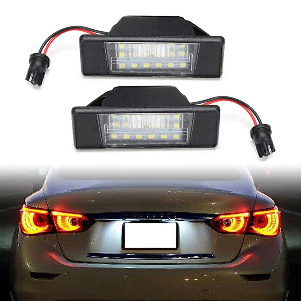 ABS LED License Plate Lights for Nissan Juke, Versa, X-Trail (2011-2023)