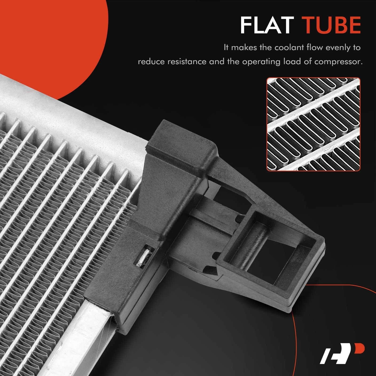 A/C Condenser w/ Receiver Drier & Bracket for Toyota Yaris (2004-2015)