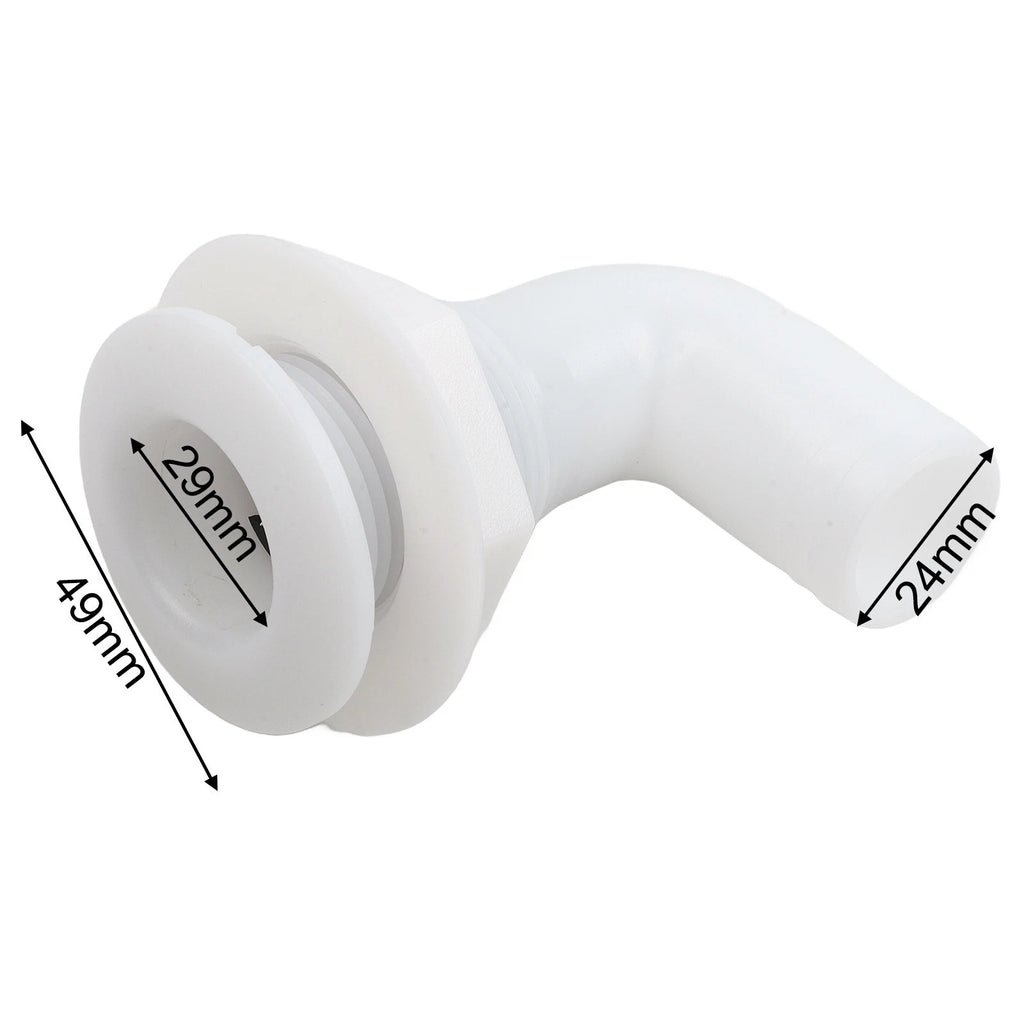 90 Degree Elbow Hose Connector for Boat Bilge Pump and Drainage Systems