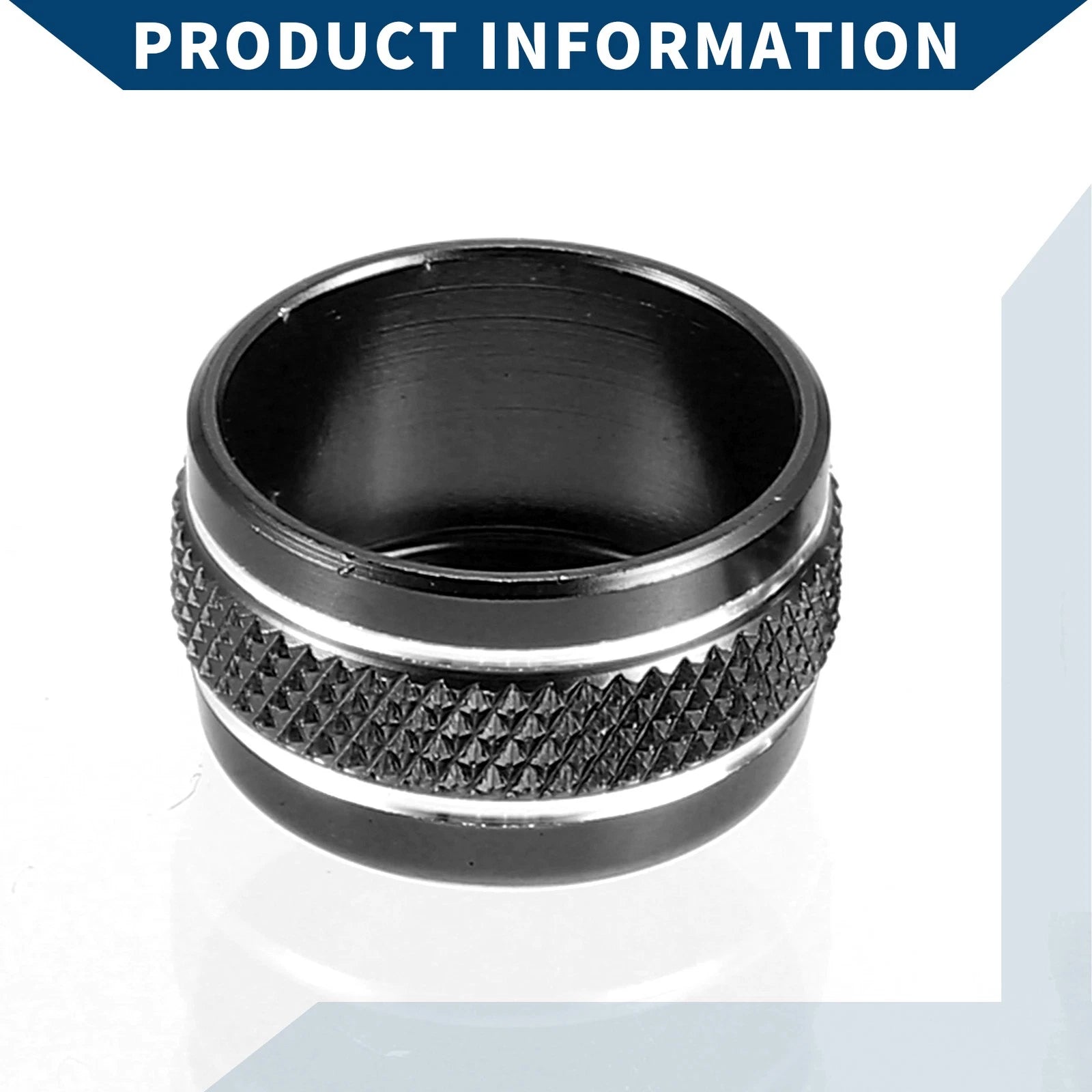 Set of 4 AC Vent Adjust Switch Knob Cover Rings for Ford Bronco Sport (2021–2023)