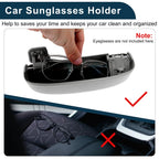 Sunglasses Case for Honda Accord (2018–2023) Eyeglasses Holder ABS Dark Grey