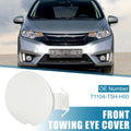Front Bumper Tow Hook Cover 71104-T5H-H00 for Honda Fit Jazz (2014–2017) White