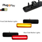 Smoked LED Side Marker Lights for Chevrolet Camaro (1970–1977)