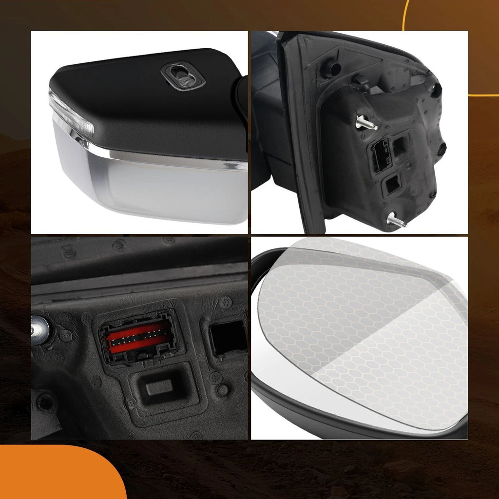 Heated Power Side Mirror for Ford F-150 (2015-2018) RH Signal