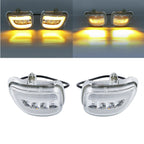 LED Turn Signals Clear Lens for Honda Goldwing GL1800 (2001–2017) F6B (2013–2017)