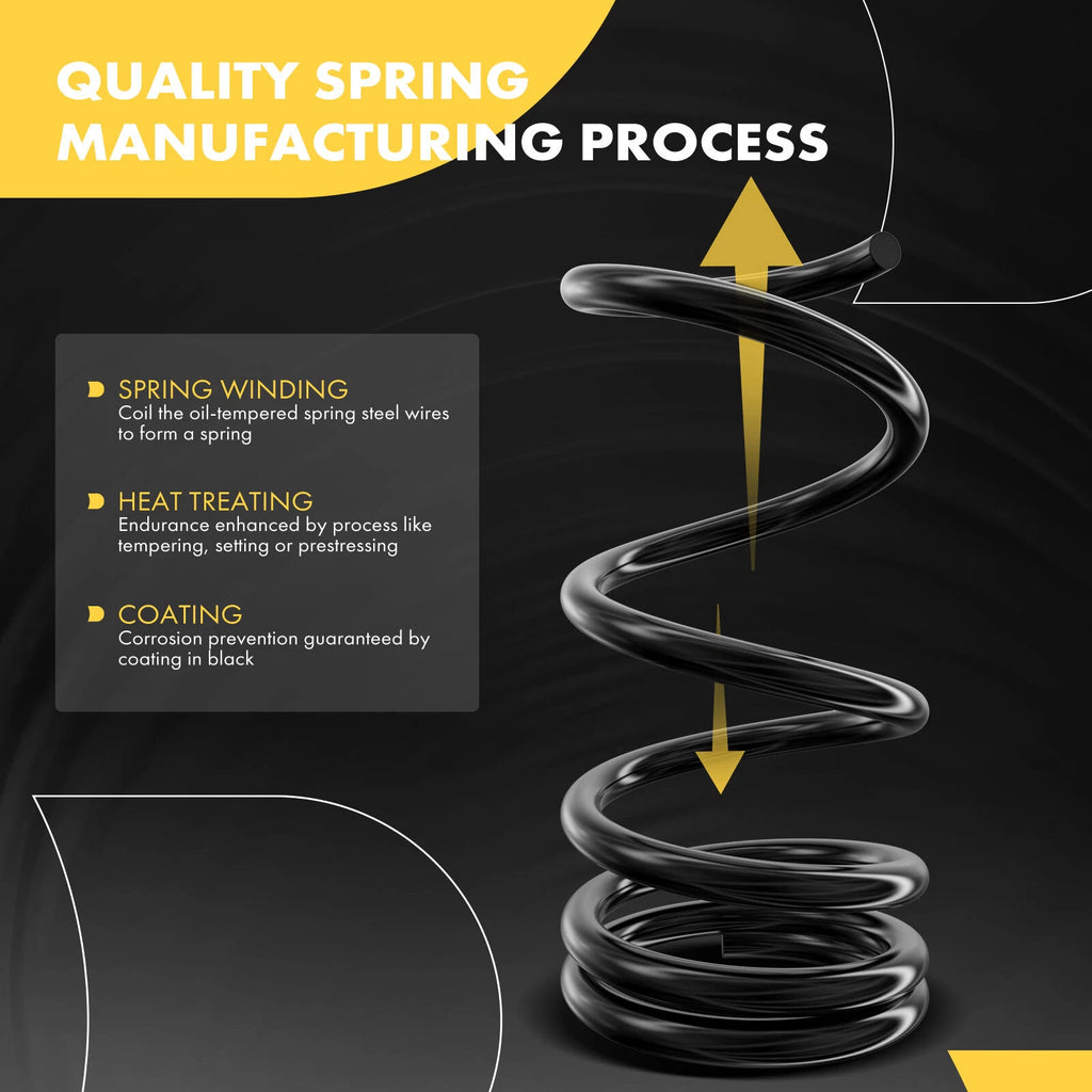 2X Front Coil Springs for Toyota Corolla (2009-2013)
