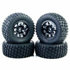 Set of 4 Tires & Wheel Rims for Traxxas Slash (1:10)