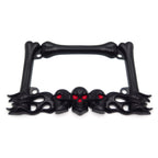 3D Skull Flame Bones License Plate Frame for Harley-Davidson