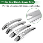Car Door Handle Cover Trim for Audi A4L (2017–2021) Silver Tone