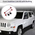 Front Stabilizer Bar Links Set of 2 with Bushings for Jeep Patriot (2007–2017) No.K80258