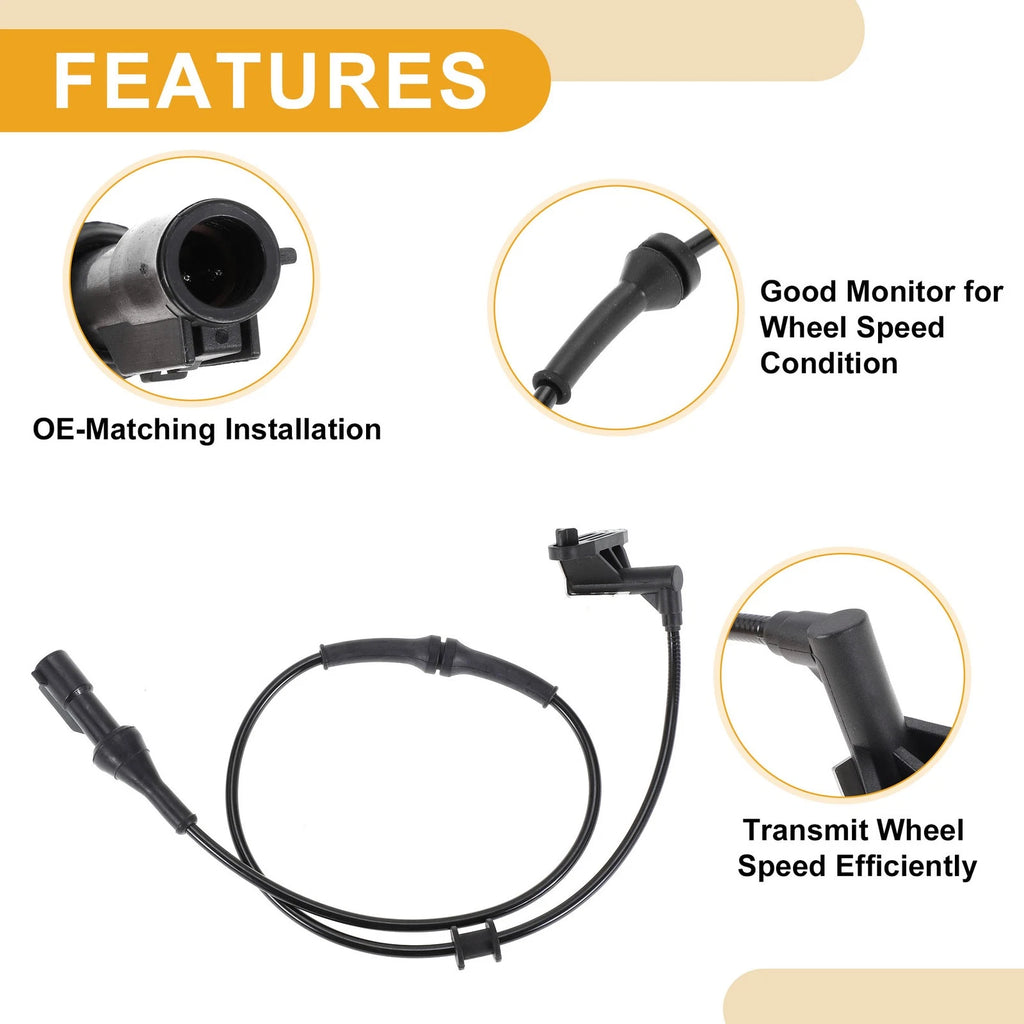 ABS Wheel Speed Sensor No. 6L2Z2C190AA for Ford Explorer (2002–2005) Rear Right