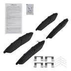 Set of 4 Front Brake Pads for Honda Pilot (2016–2022) Ridgeline (2017–2025) D1723