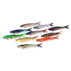 8 Section Sinking Lure 11.4g for Bass and Walleye