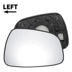 Left Side White Mirror Glass for Dacia Elantra (2011–2013)