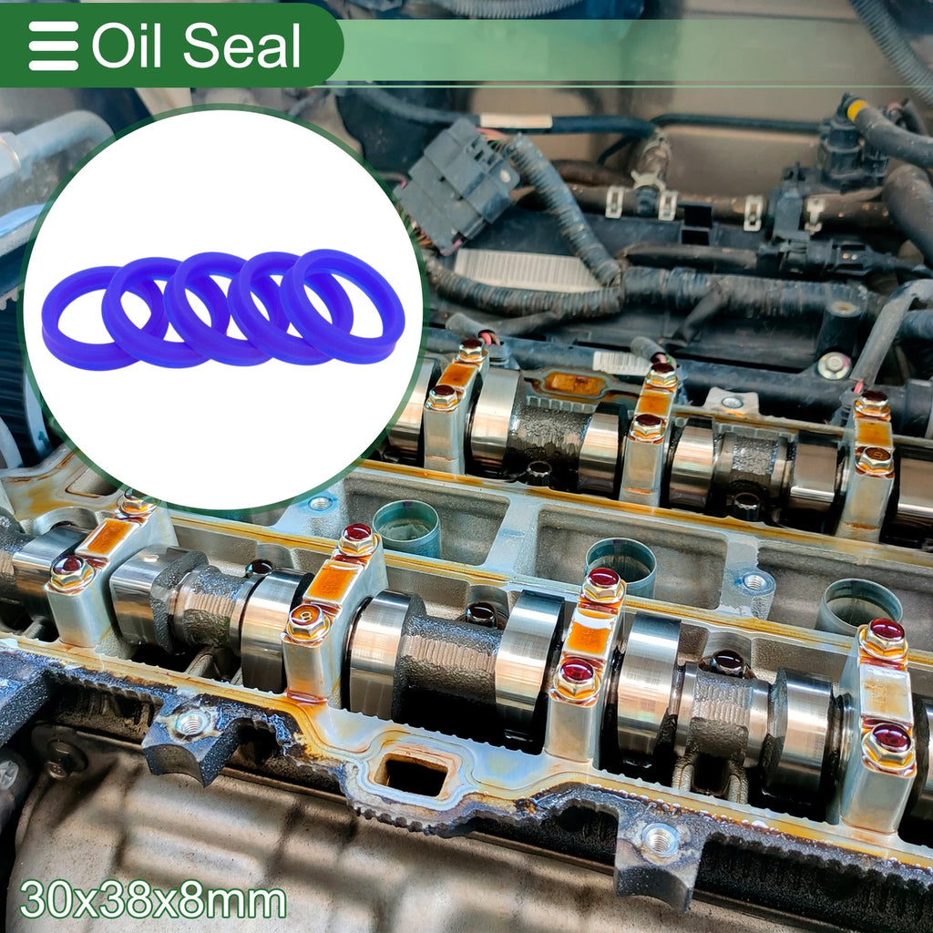 Set of 5 Oil Seal Rotary Shaft Seal 30x38x8mm for Various Models 