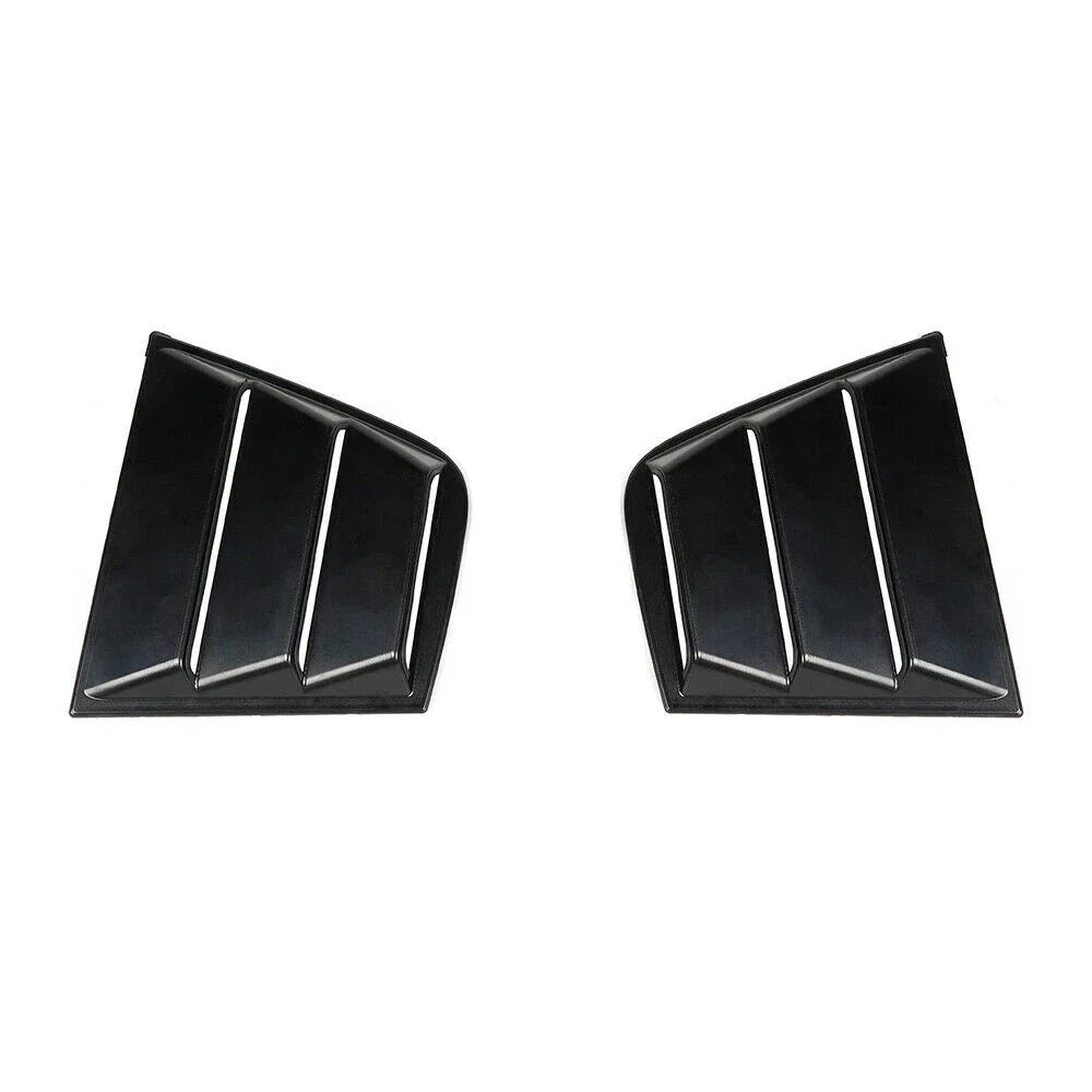 Side Rear Window Louver Shutter Cover Trim Black for Dodge Charger (2011–2023)