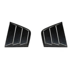 Side Rear Window Louver Shutter Cover Trim Black for Dodge Charger (2011–2023)