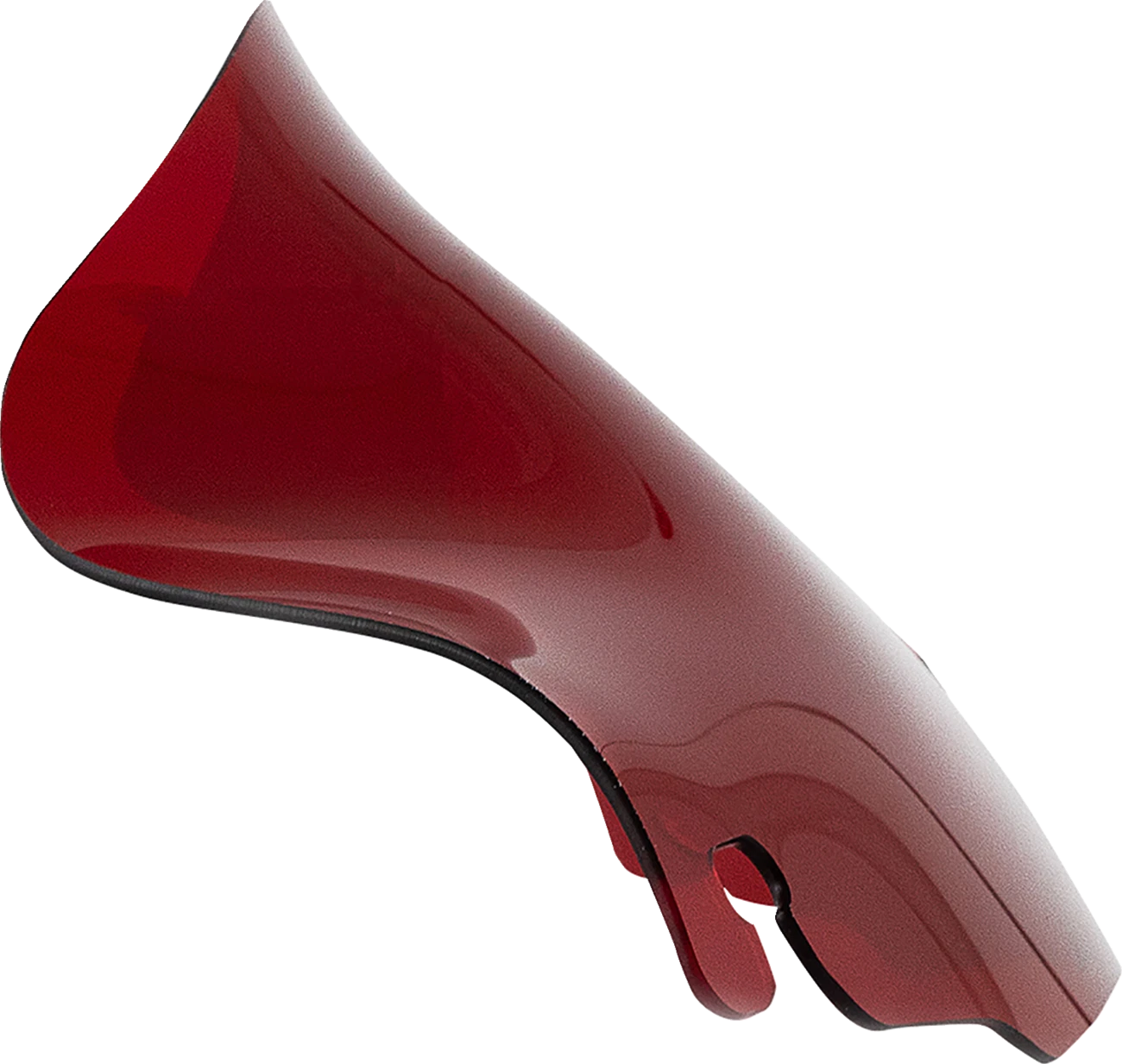 Klock Werks Kolor Flare Windshield 6.5" Red for FLH (2014–2023) KWW-01-0697